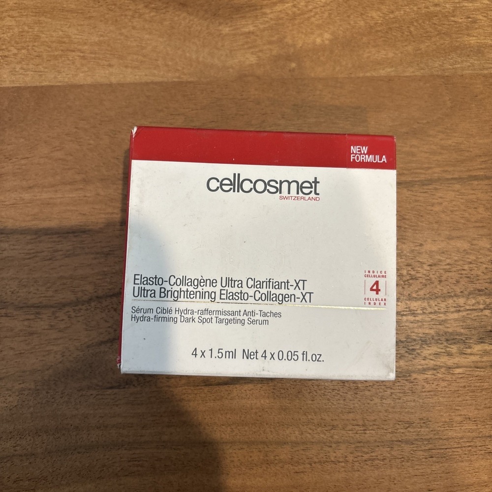 Cellcosmet Ultra Brightening Hydra Firming Dark Spot Targeting Serum 4 X .05 Oz